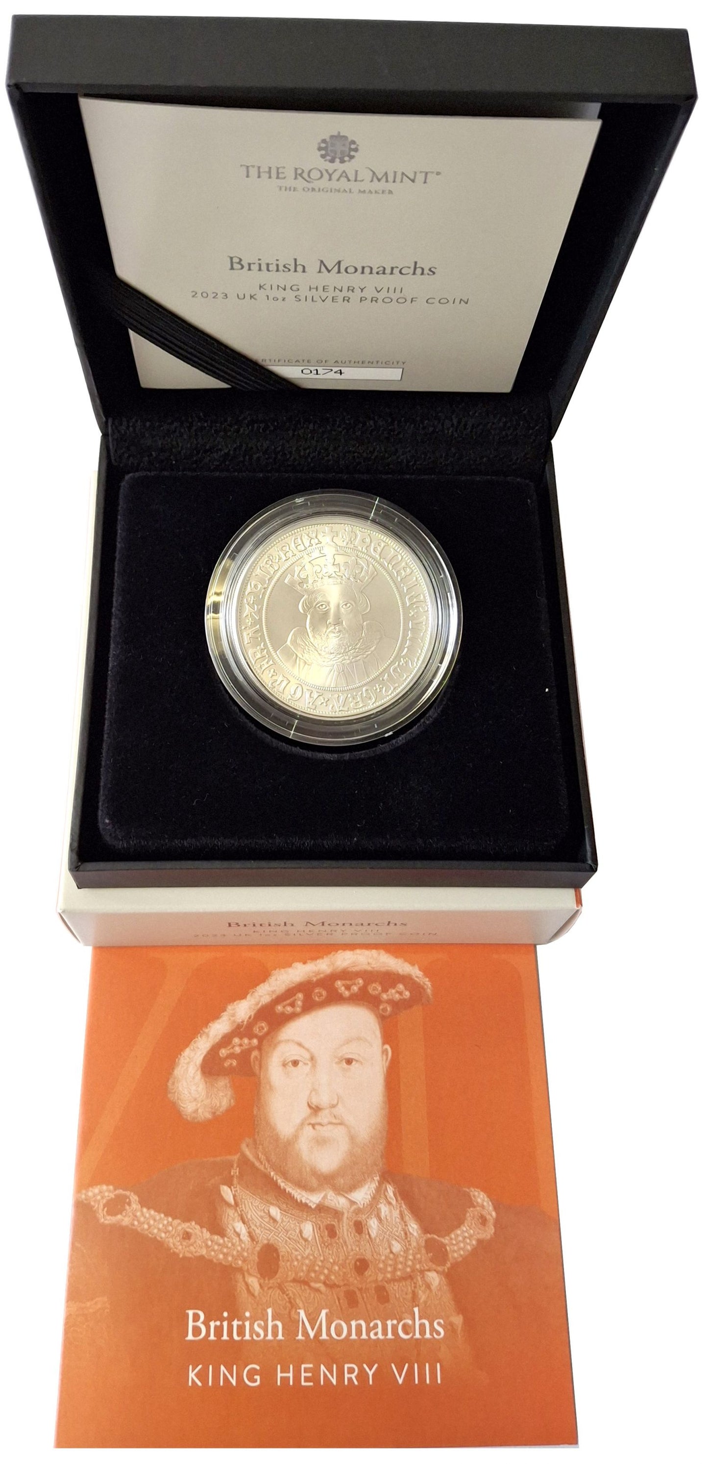 Charles III 2023 silver proof 1oz Henry VIII