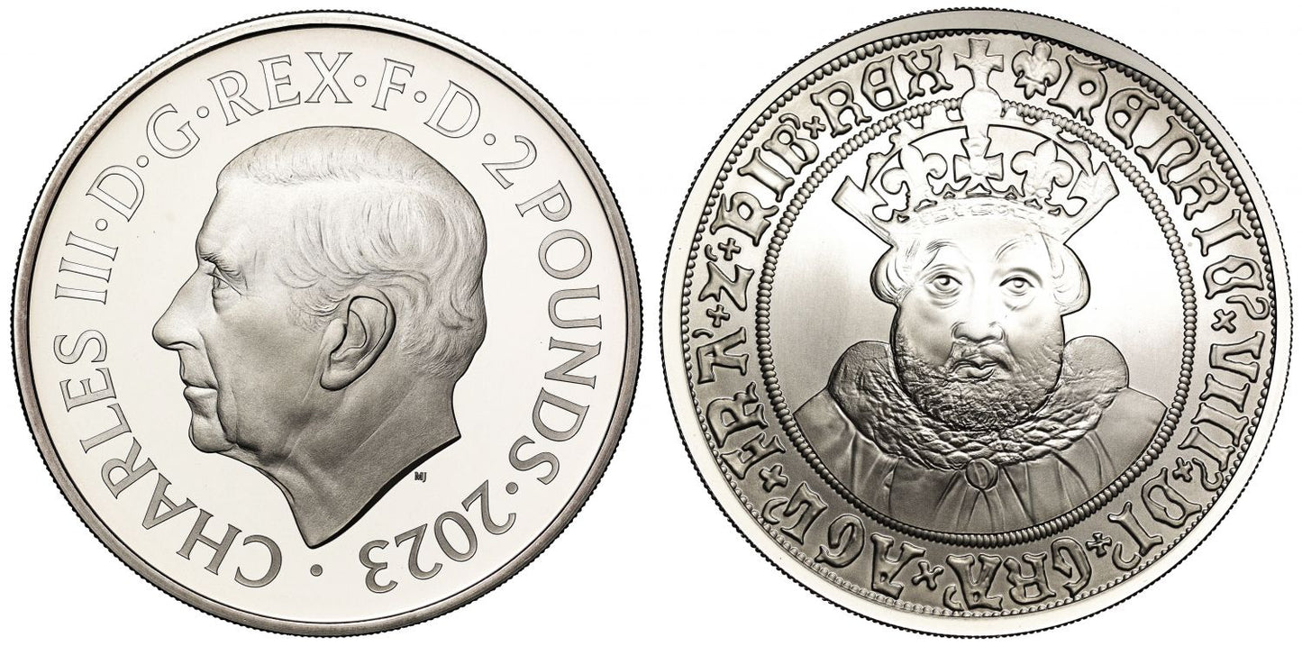 Charles III 2023 silver proof 1oz Henry VIII