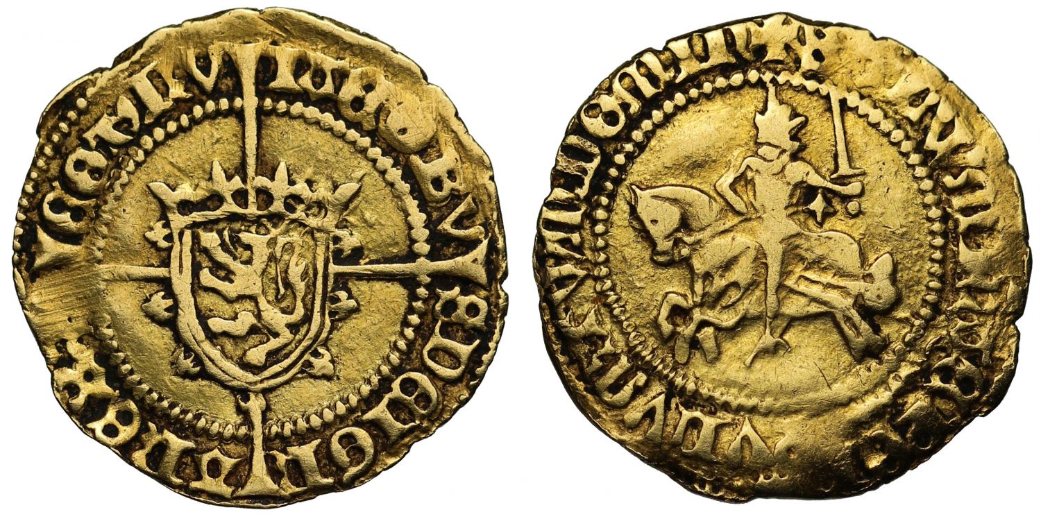 Scotland, James III Quarter-Rider, rarest gold issue of this reign