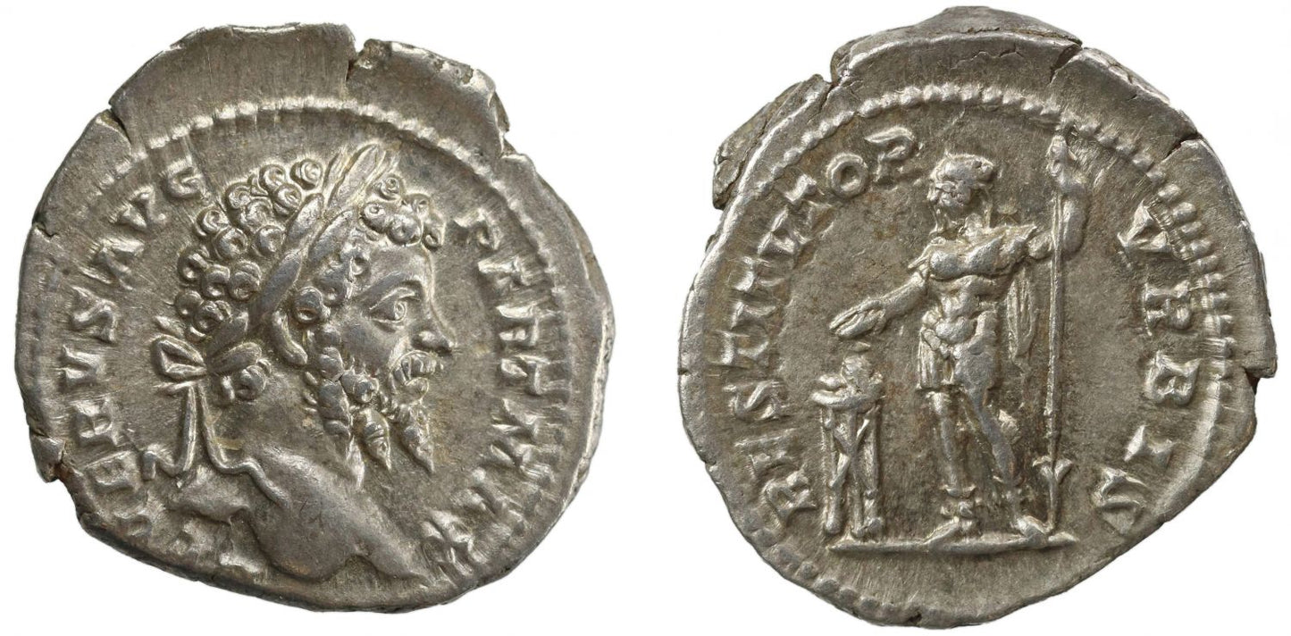 Septimius Severus, silver Denarius.