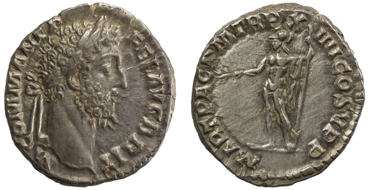 Commodus, Silver Denarius with title AVG BRIT.