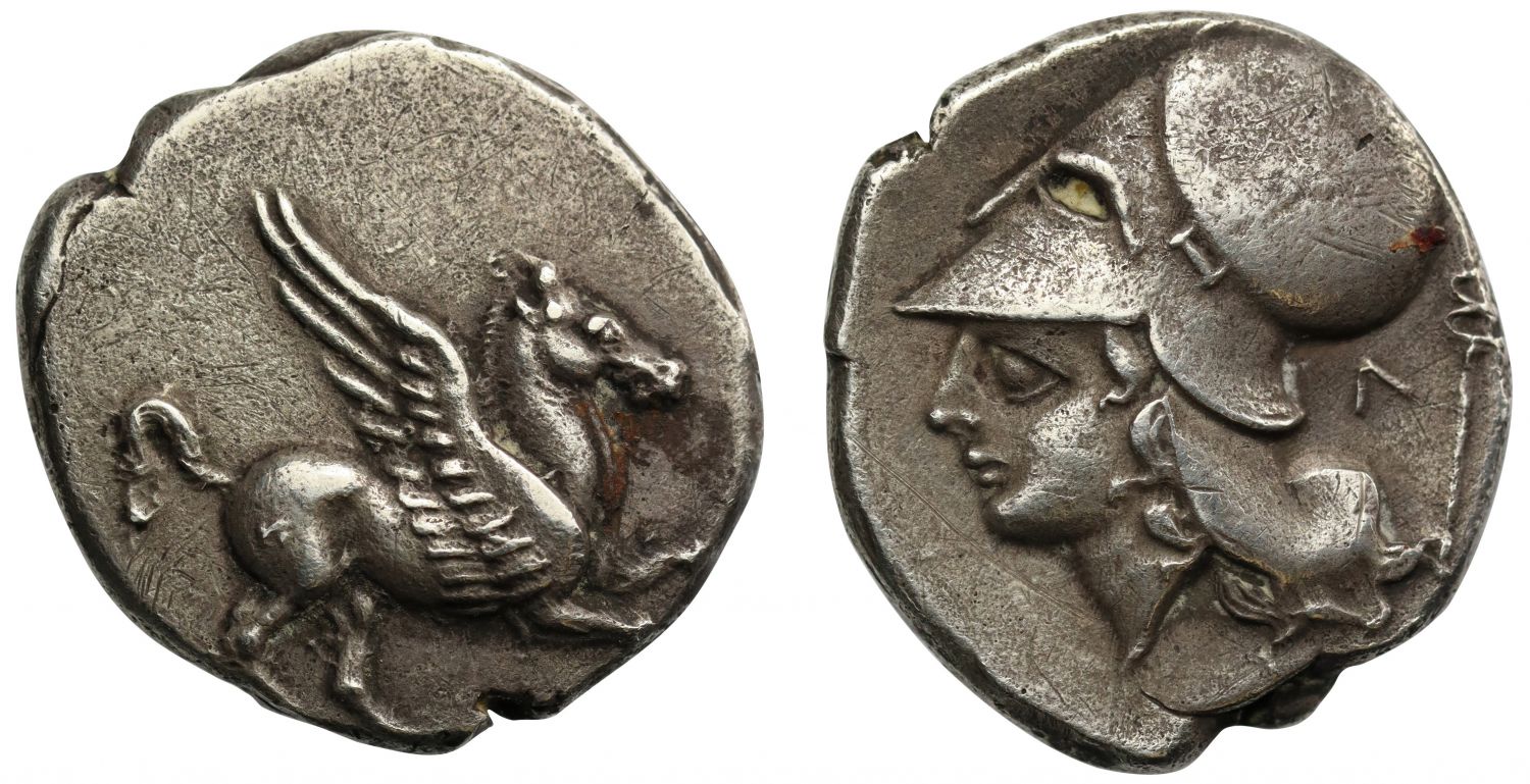 Leukas, Silver Stater, late 4th century BC.