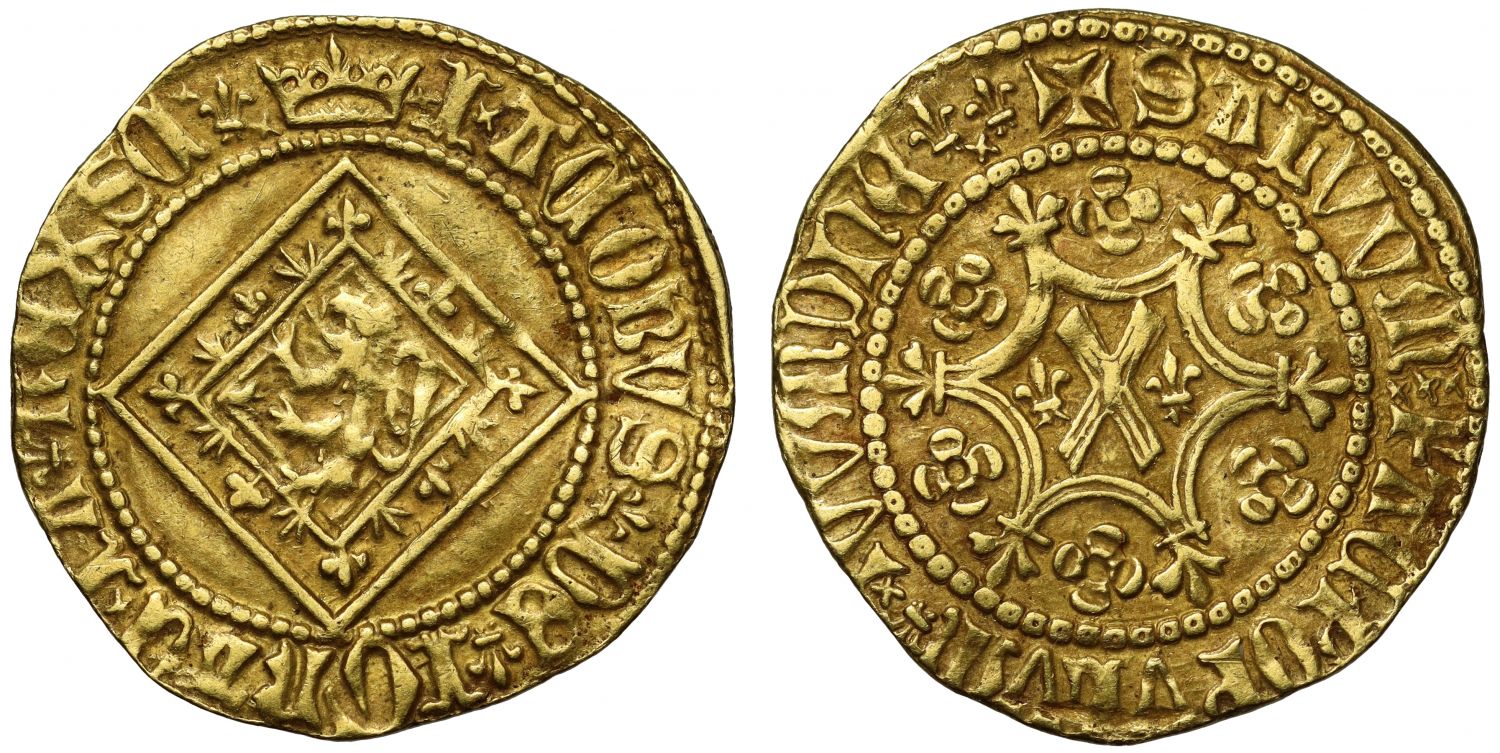 Scotland, James I gold Demy of 9 Shillings, reverse with chain link circles