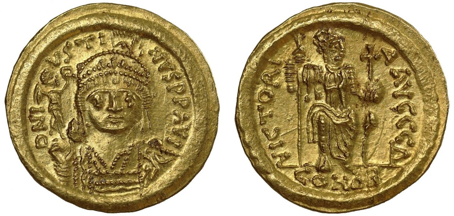Justin II, gold Solidus, officina Δ.