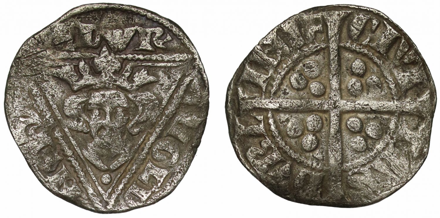 Ireland, Edward I Long Cross Penny, Dublin Mint, type IVa
