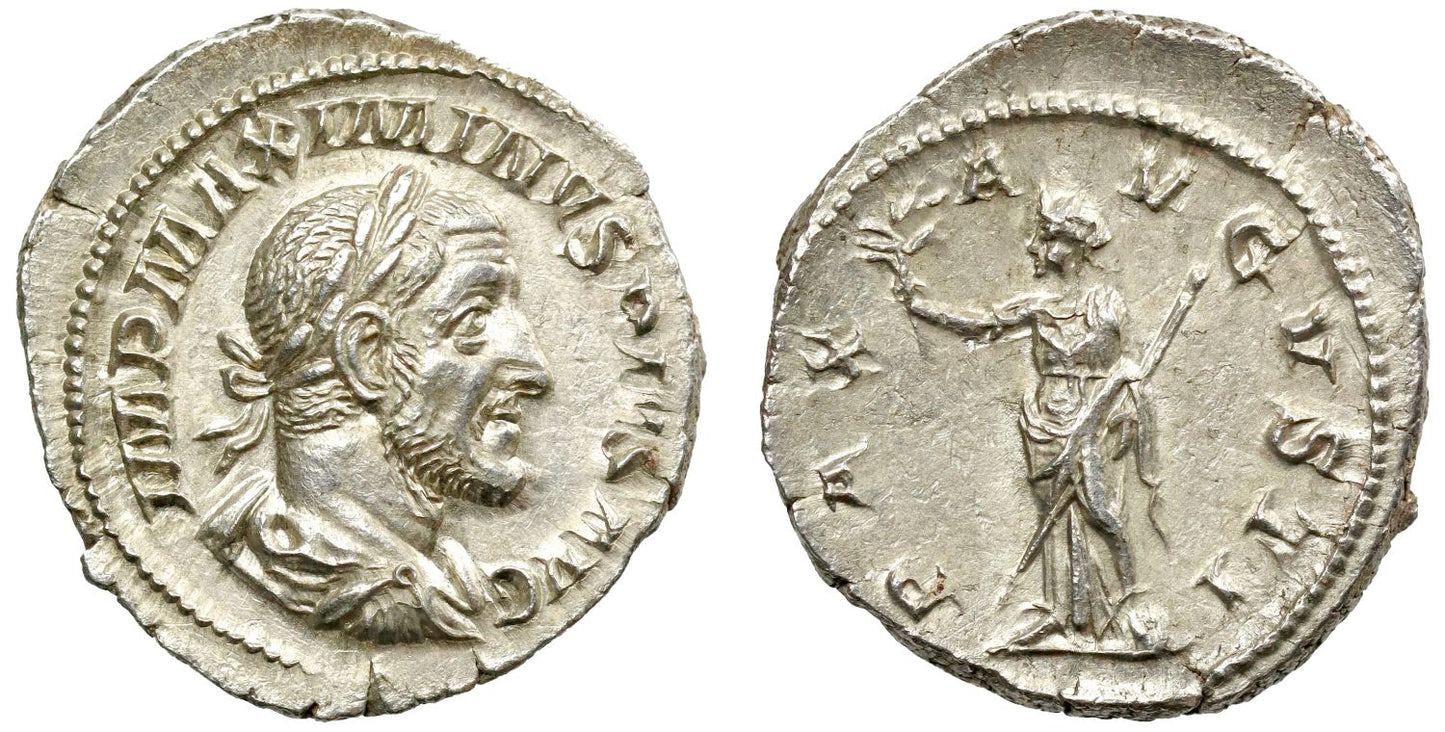 Maximinus I, Silver Denarius, Pax