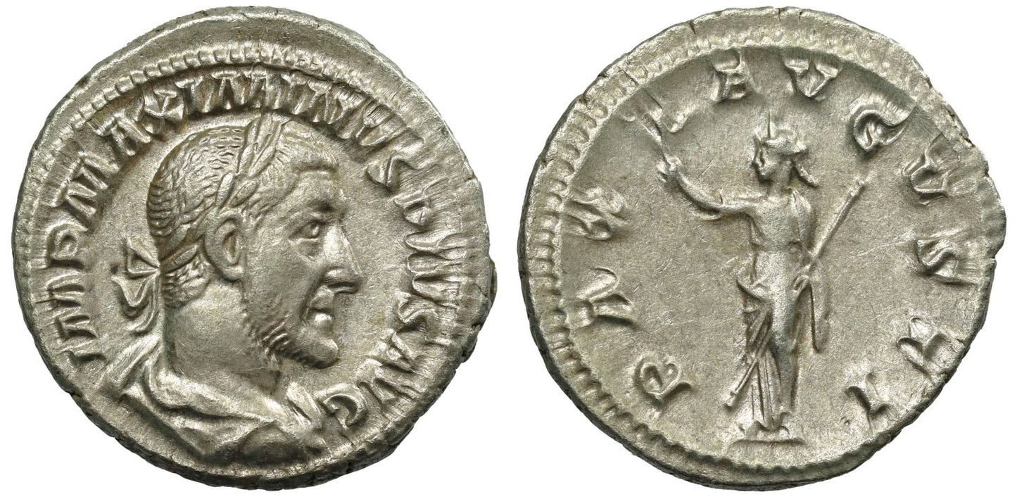 Maximinus I, Silver Denarius, Pax