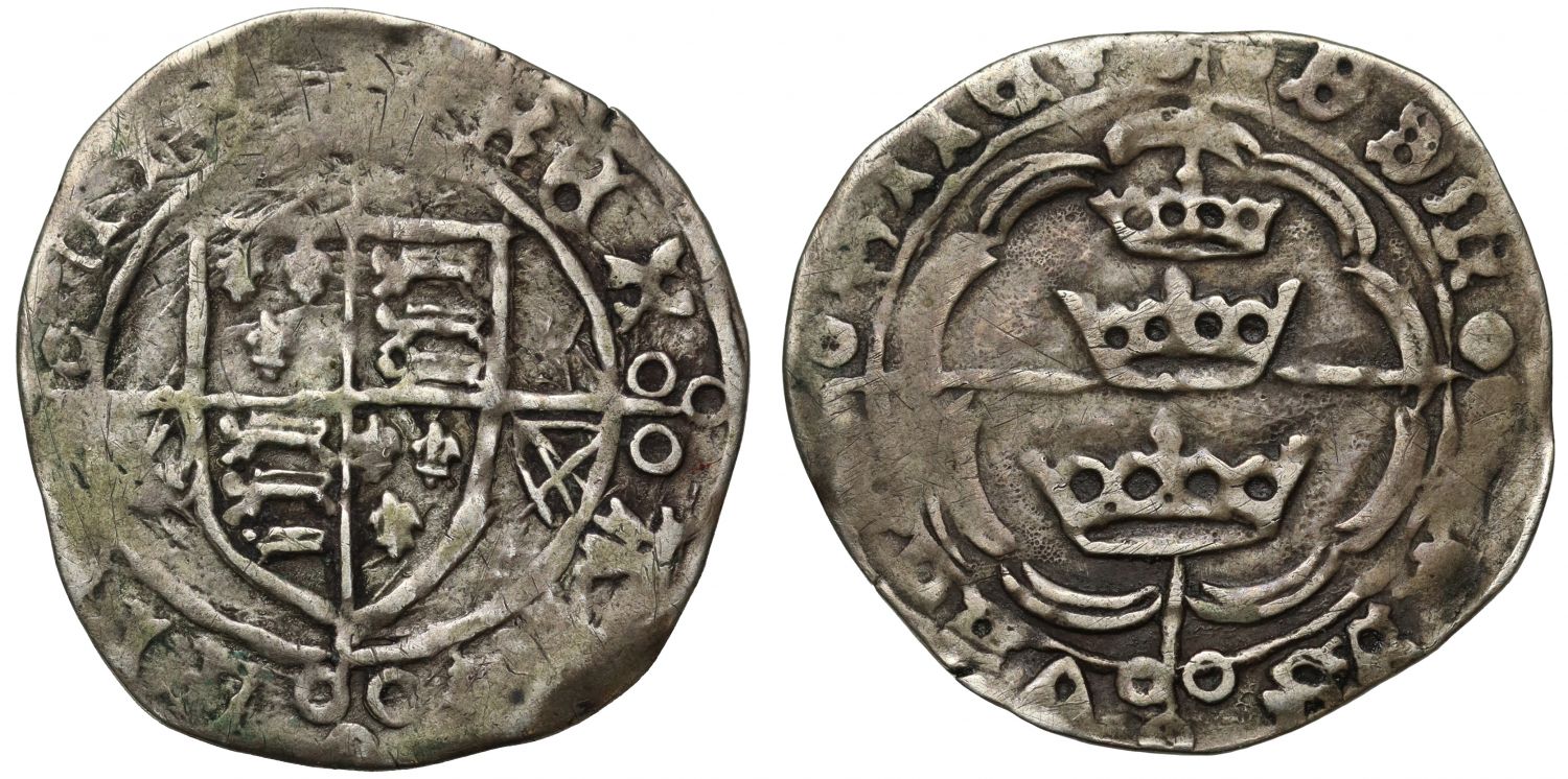 Ireland, Henry VII Groat Three-Crown coinage, Geraldine Issue, 1487