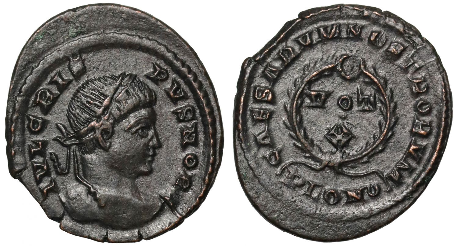*Romano-British Interest - London Mint, Crispus, Caesar (AD 317-326), Æ 3, London.