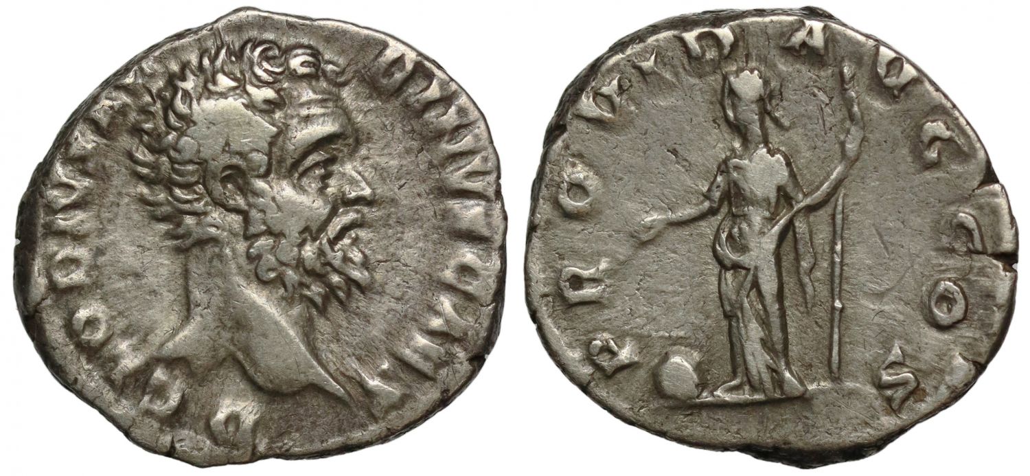 Romano-British Interest, Clodius Albinus, Silver Denarius, Providentia