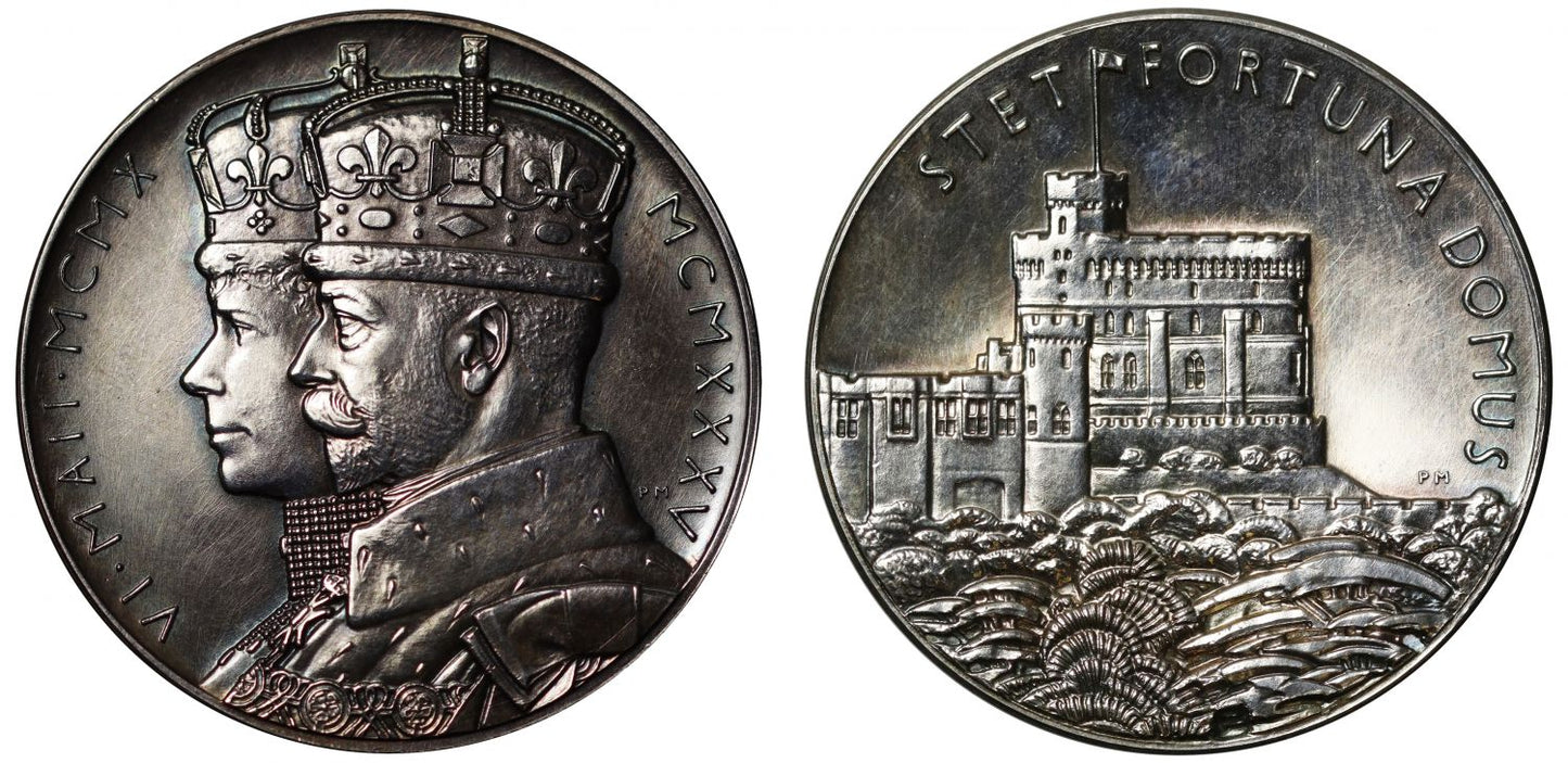 George V, Silver Jubilee 1935, silver medal.