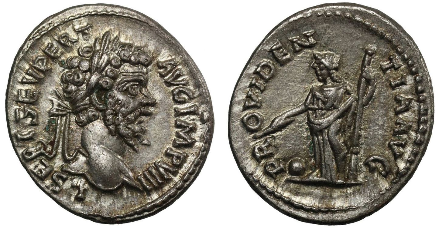 Septimius Severus, Silver Denarius, Providentia.
