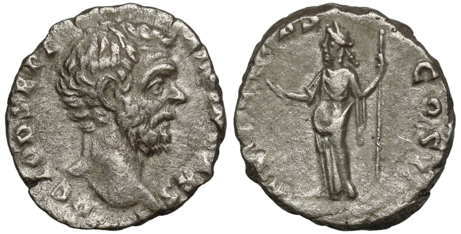 Romano-British Interest, Clodius Albinus, Caesar and Former Governor of Britain, Silver Denarius, Felicitas