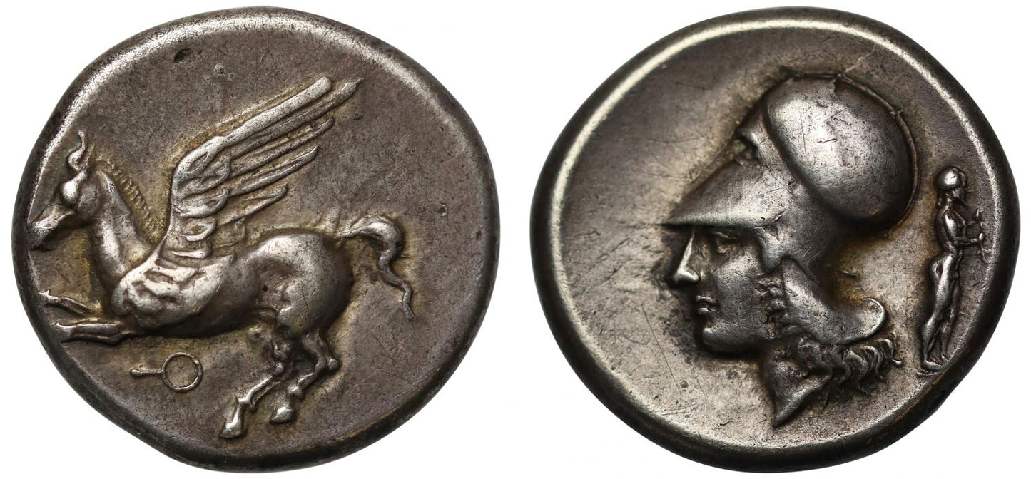 Corinth, Silver Stater, c. 405-345 BC, Ch VF 4/5 3/5