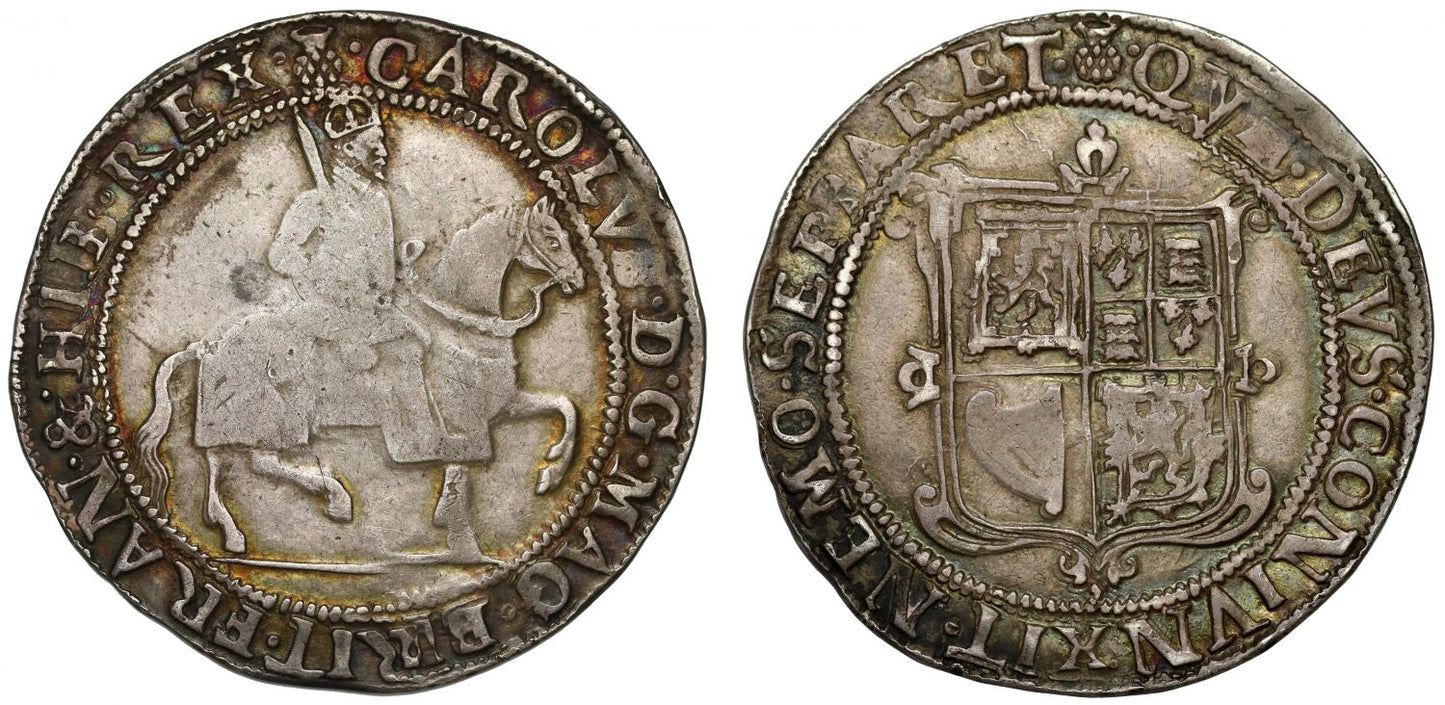 Scotland, Charles I Thirty-Shillings, first coinage with James VI horseman