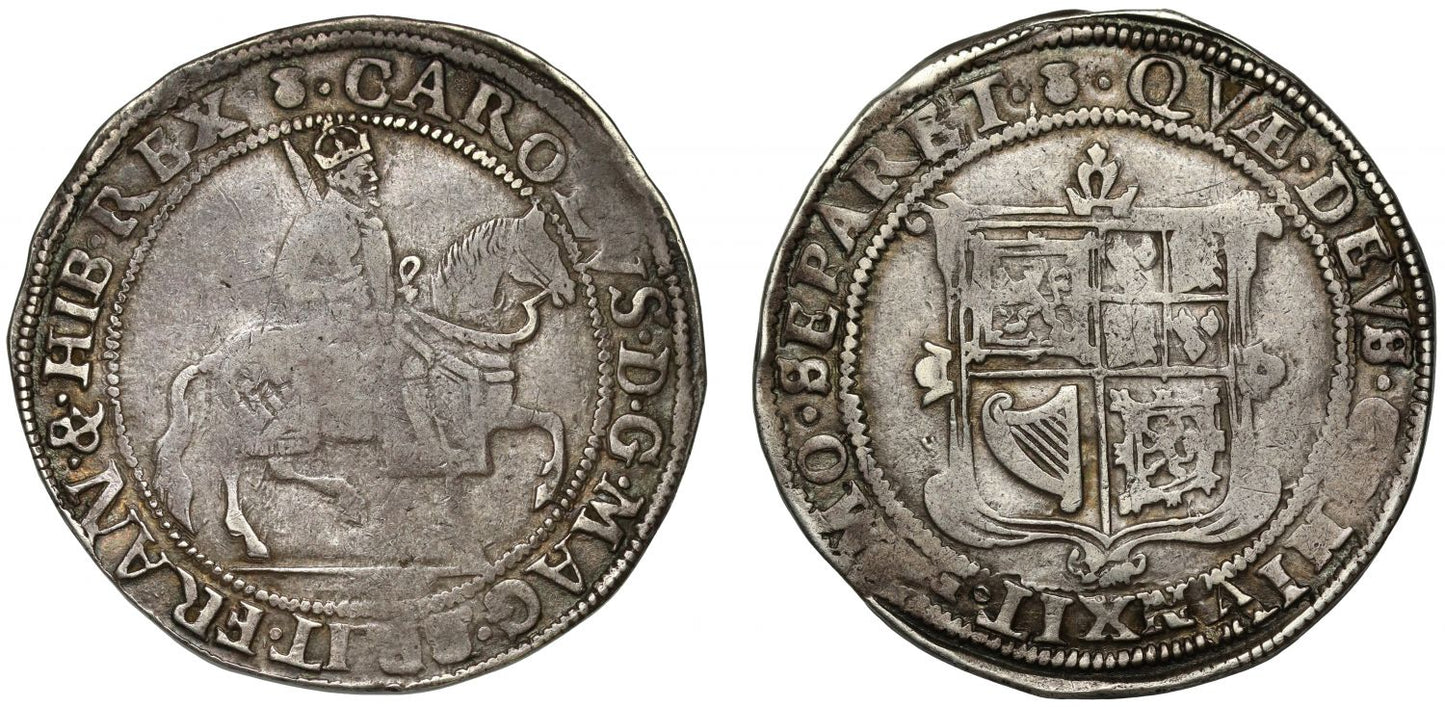 Scotland, Charles I Thirty-Shillings, first coinage with James VI horseman