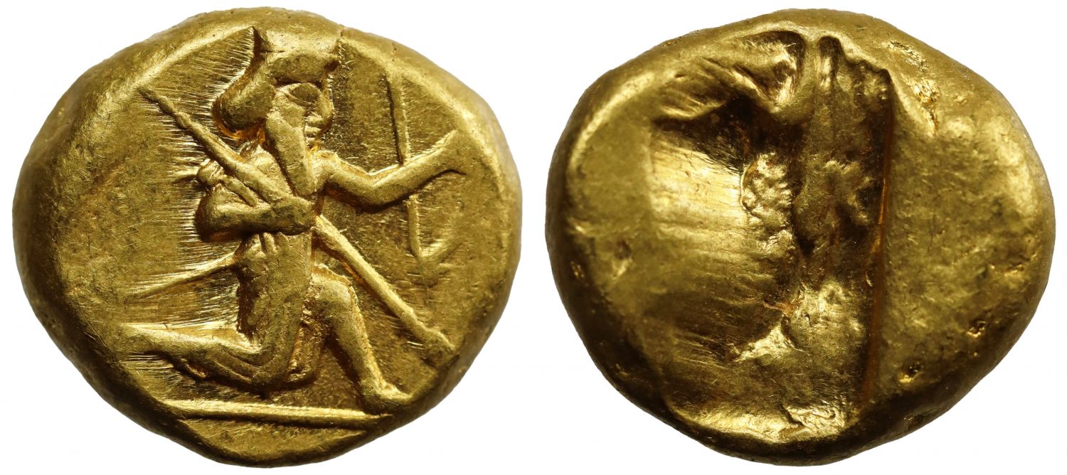 Achaemenid Empire, Gold Daric, c. 485-420 BC.