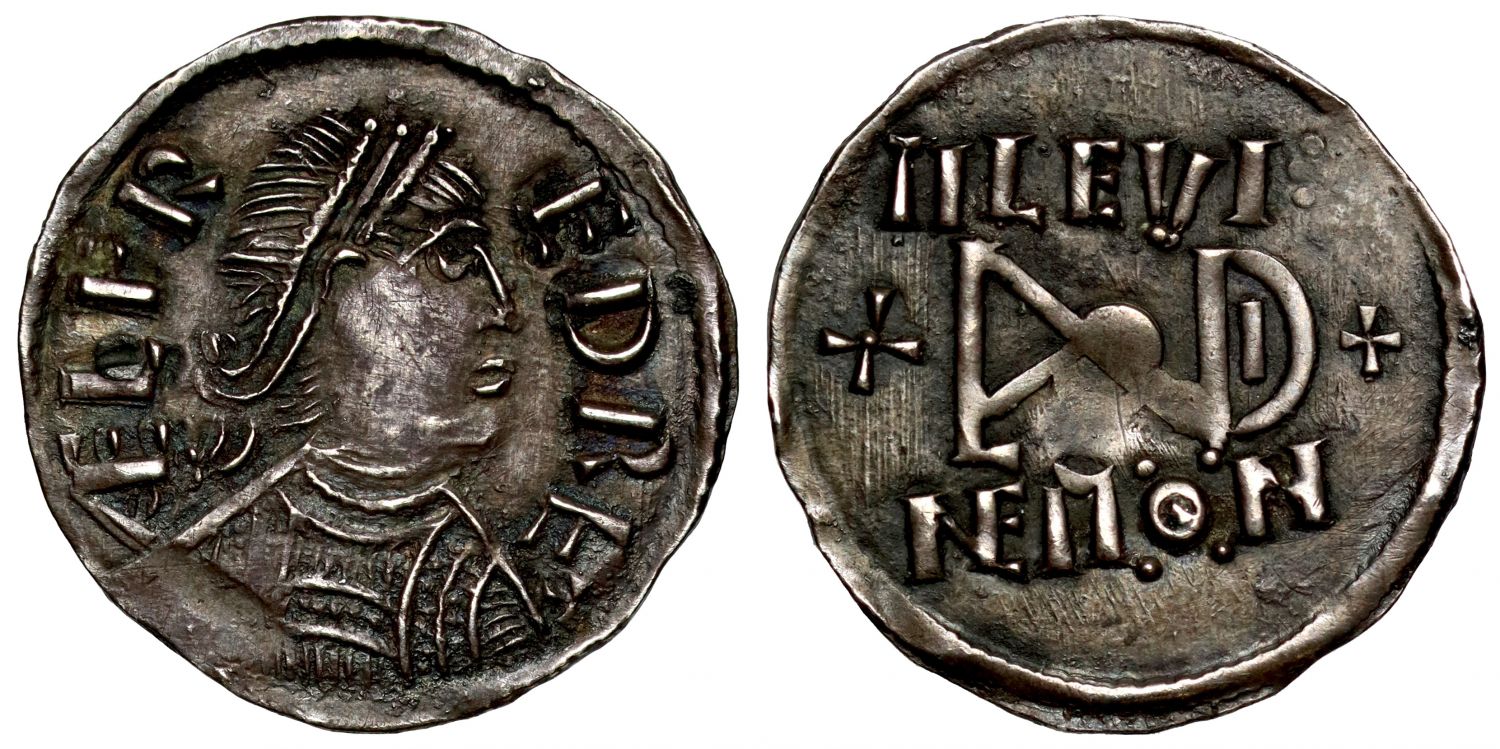 Alfred the Great Penny, portrait type, London Mint, Tilewine moneyer