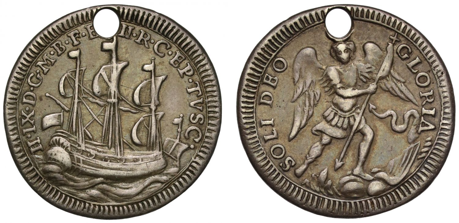 Henry IX (1784-1807), silver Touch Piece, brother of Jacobite Bonnie Prince Charlie