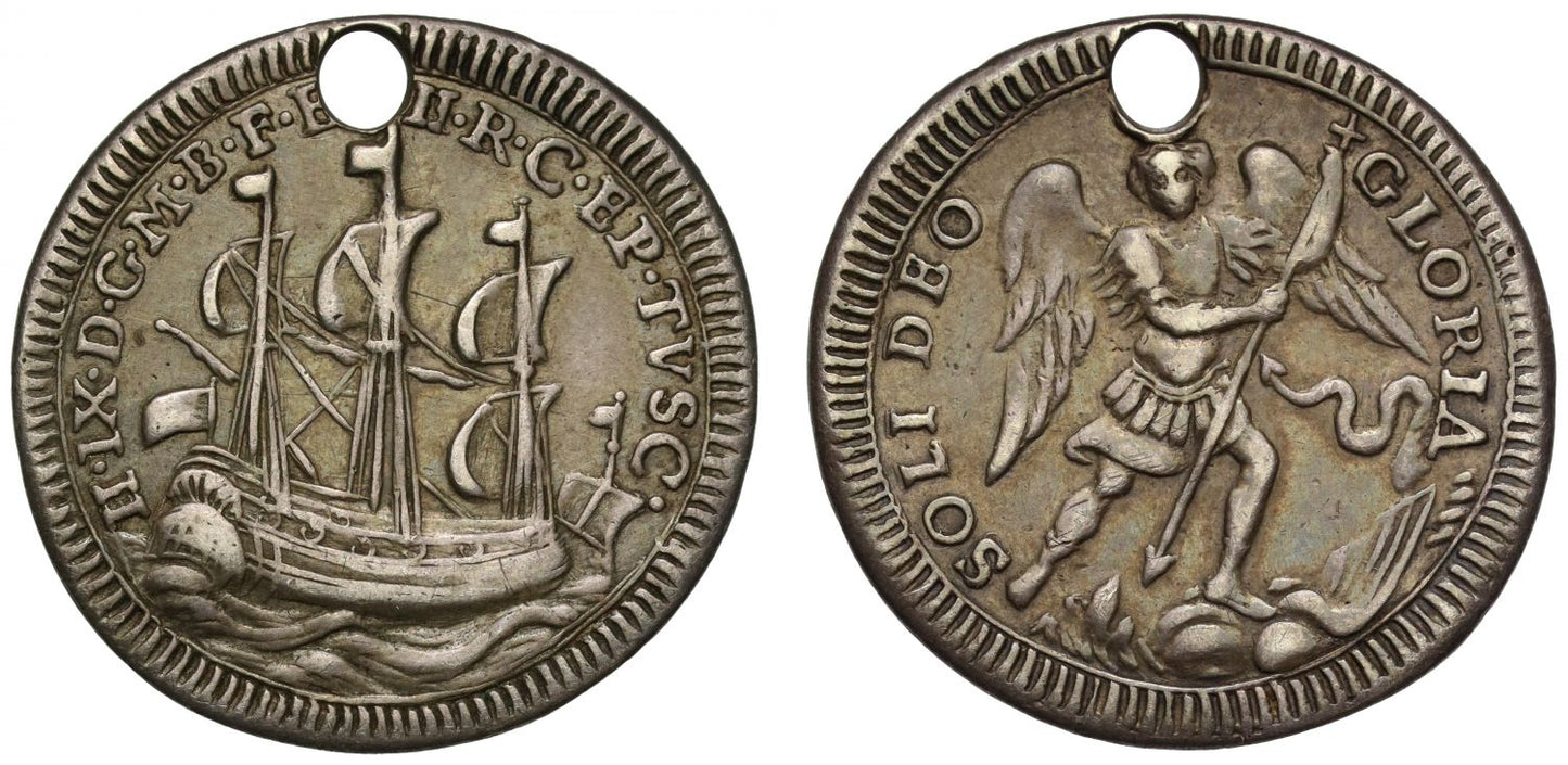 Henry IX (1784-1807), silver Touch Piece, brother of Jacobite Bonnie Prince Charlie