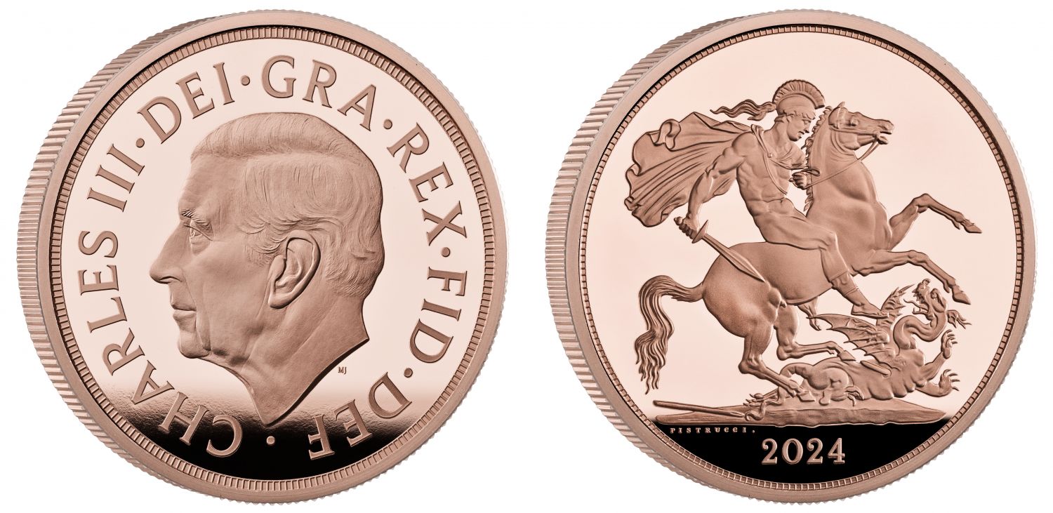 Charles III 2024 proof Five-Pounds PF70 UC FR