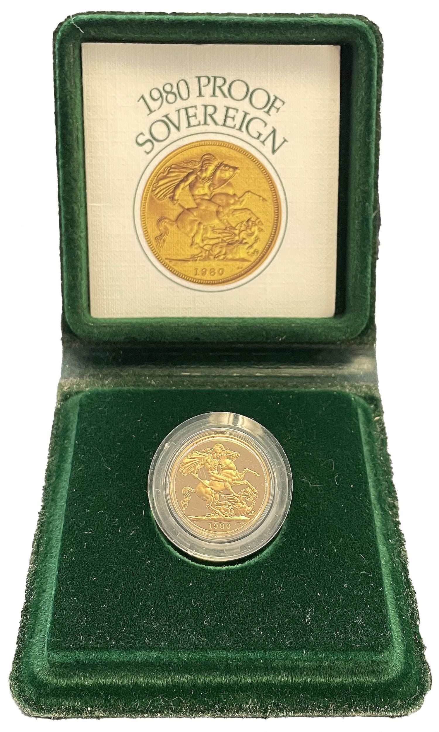 * Elizabeth II 1980 proof Sovereign