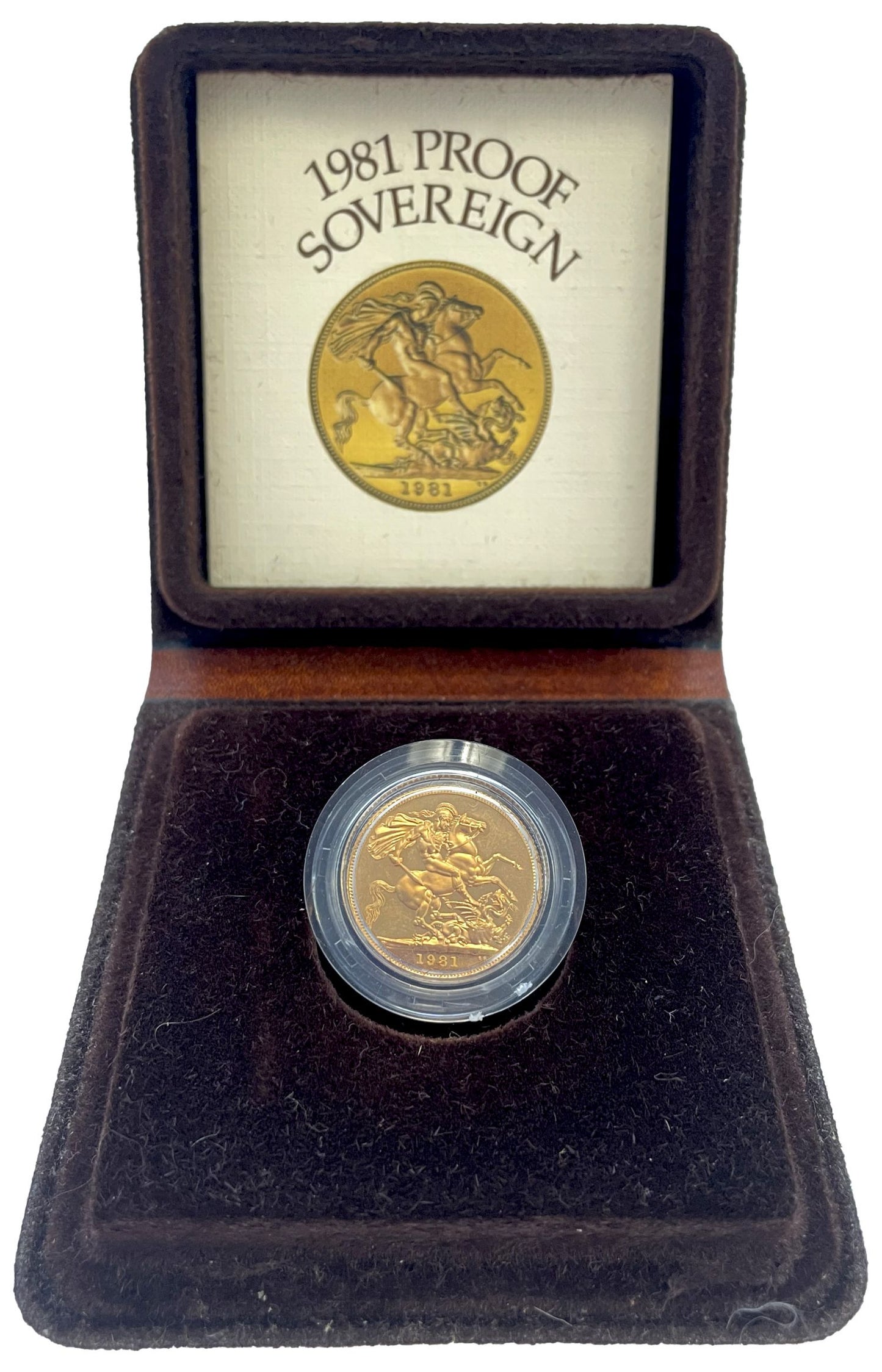Elizabeth II 1981 proof Sovereign