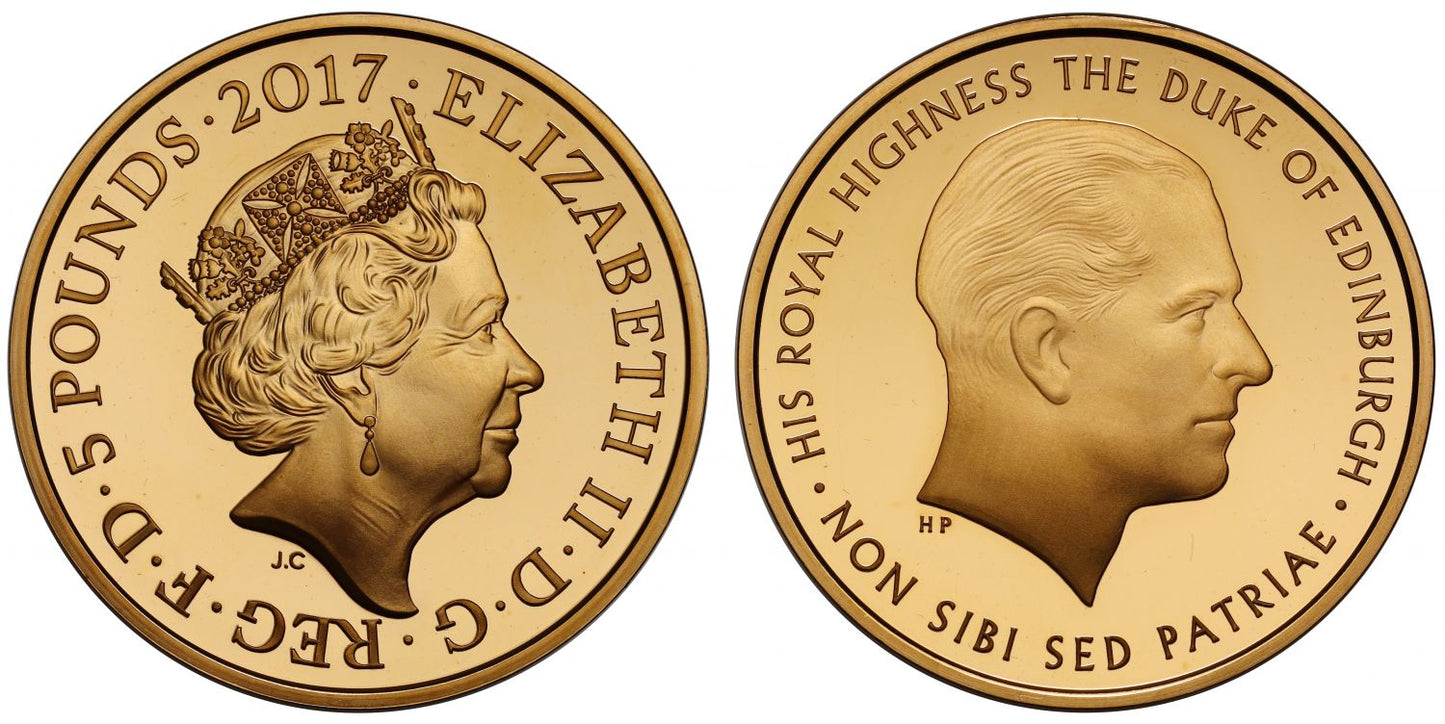 Elizabeth II 2017 proof Five-Pounds Prince Philip