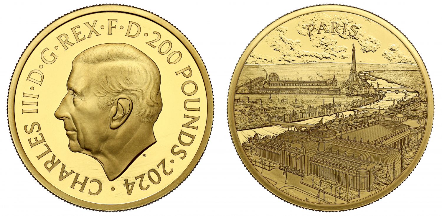 City Views Paris 2 oz gold proof 