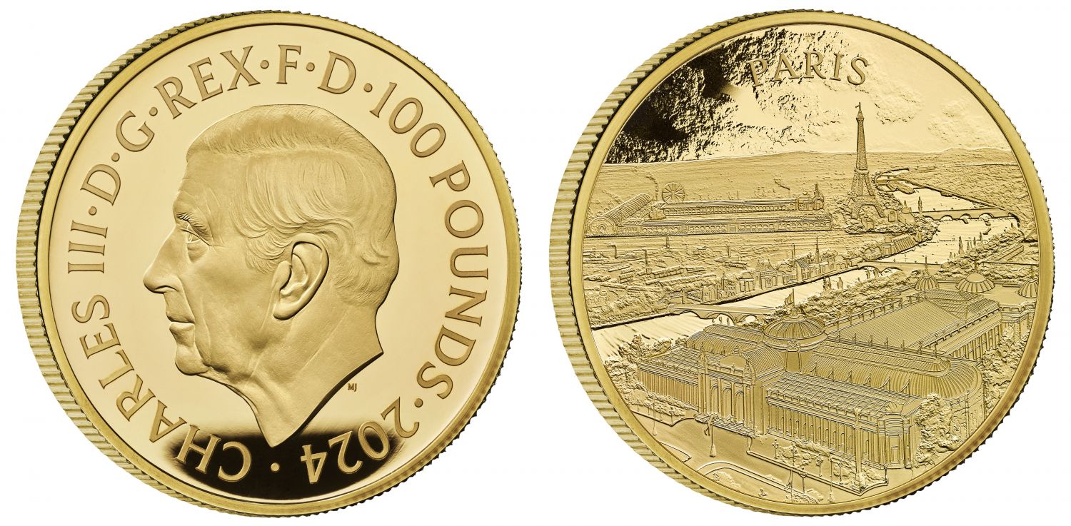City Views Paris 1 oz gold proof Coin The Royal Mint Charles III 2024