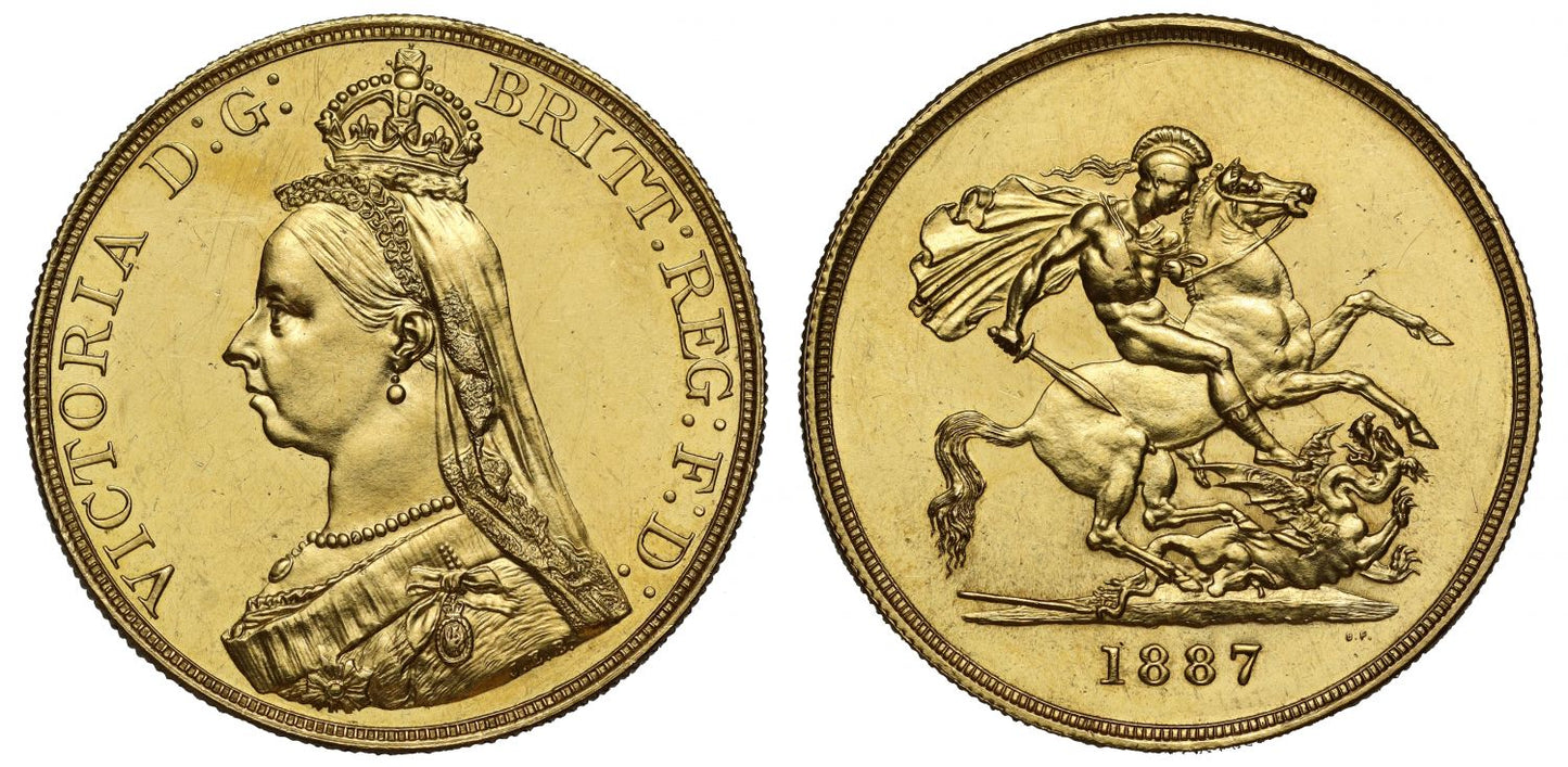 Victoria 1887 Five-Pounds Golden Jubilee issue