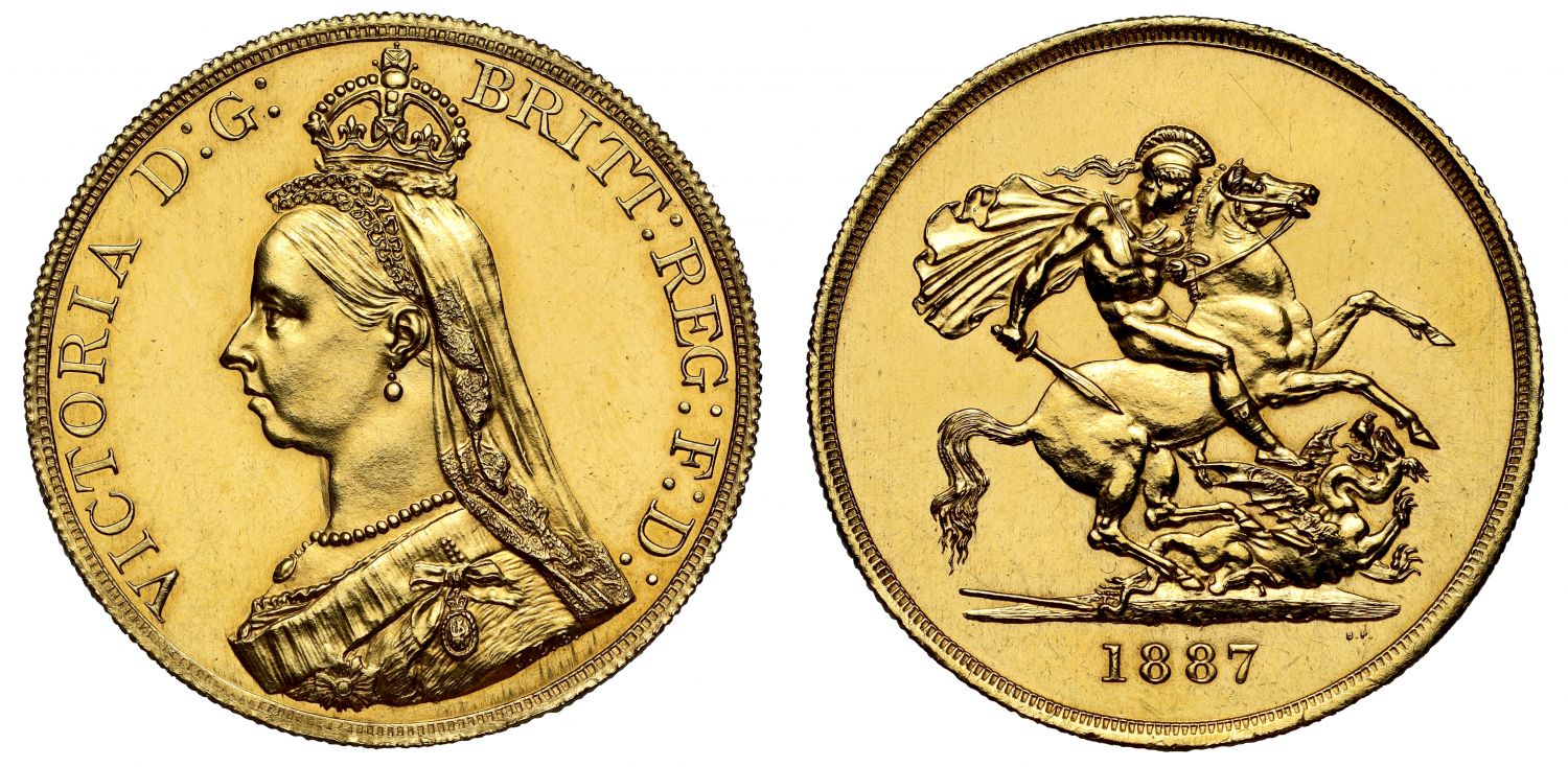 Victoria 1887 Five-Pounds Golden Jubilee issue