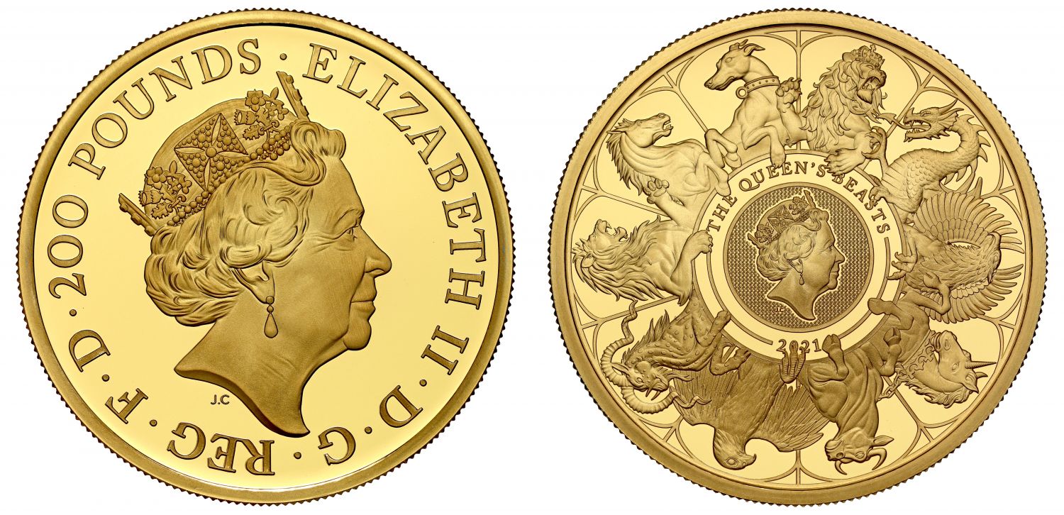 Elizabeth II 2021 gold proof 2oz Completer