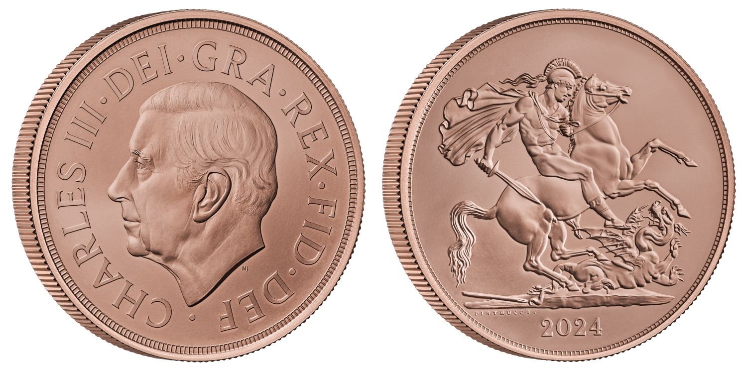 * Charles III 2024 Five-Pounds BU