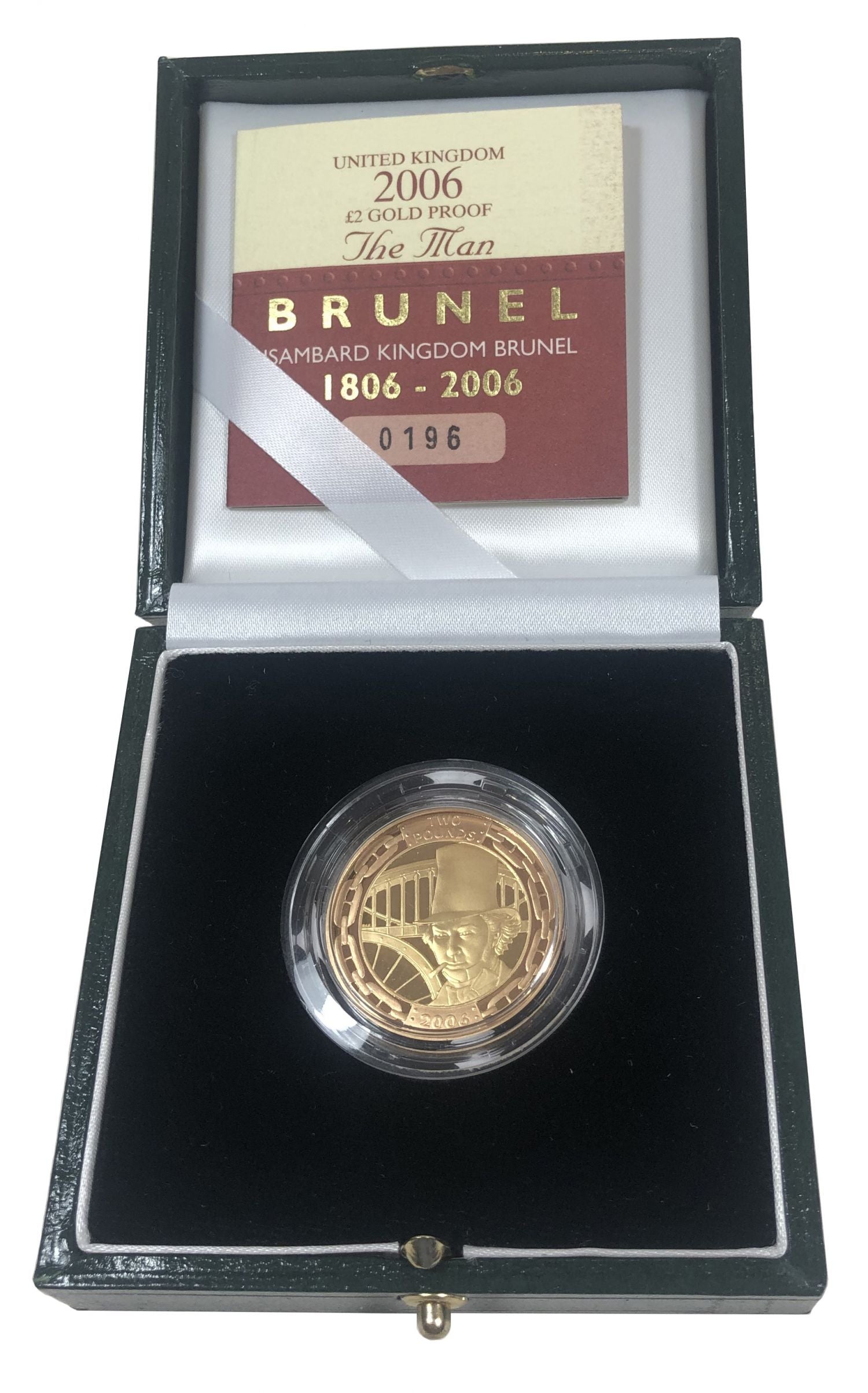 Elizabeth II 2006 proof Two-Pounds Brunel The Man