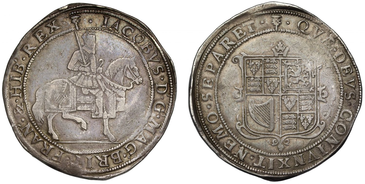 Scotland, James VI Sixty-Shillings, mm thistle, VF30, after accession to England