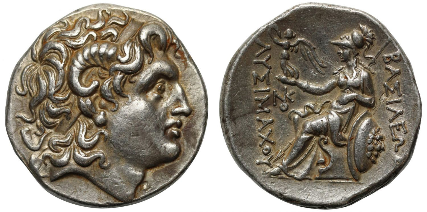 Kingdom of Thrace, Lysimachos, Silver Tetradrachm.