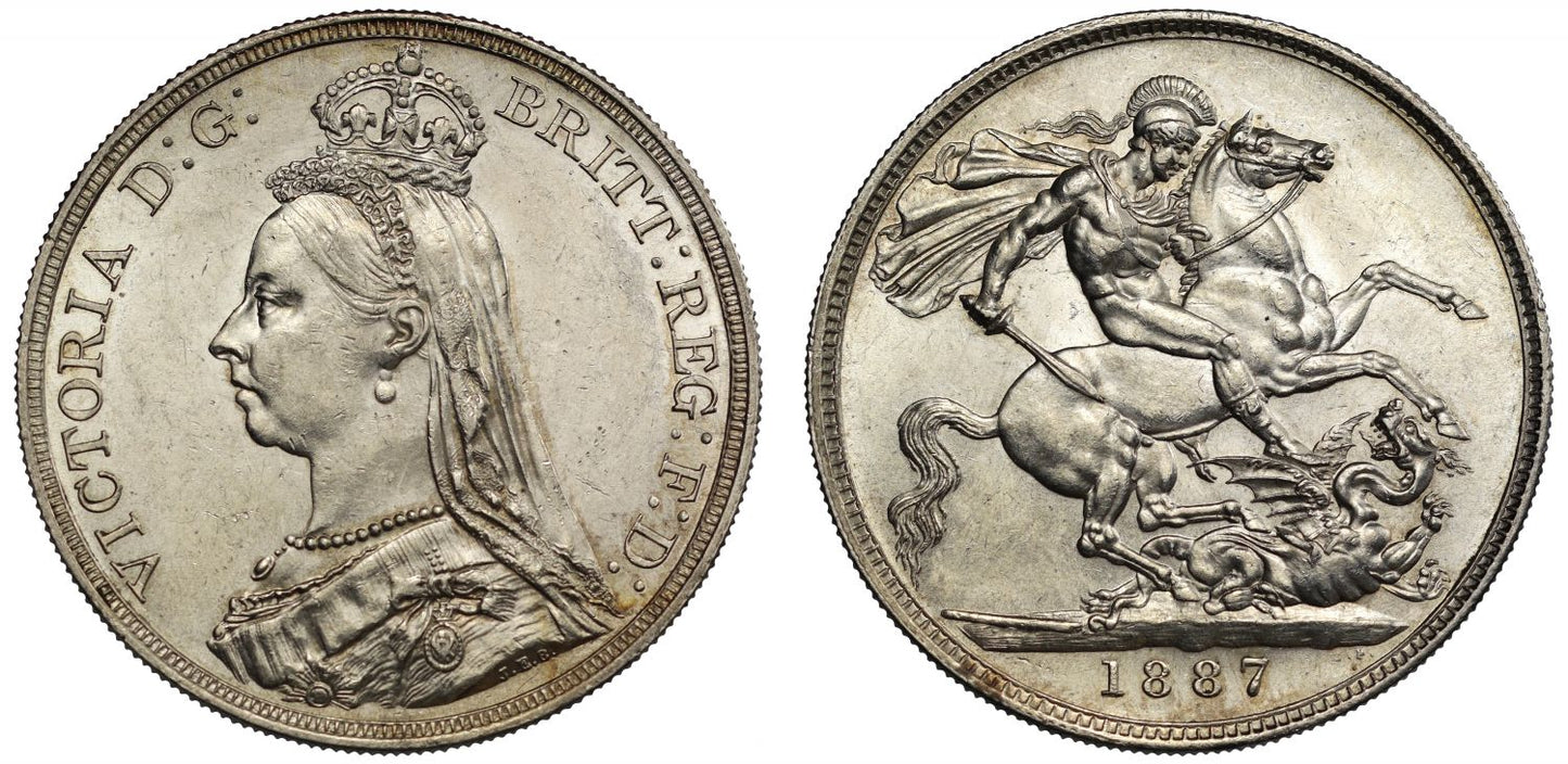 Victoria 1887 Crown, Golden Jubilee issue MS61