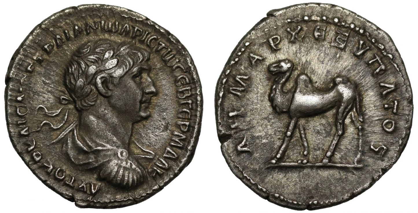 Trajan, Silver Drachm, Arabia.