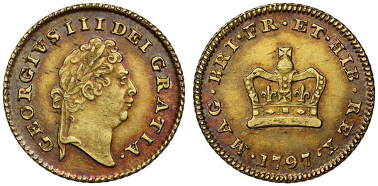 George III 1797 Third-Guinea, first type, first year of issue