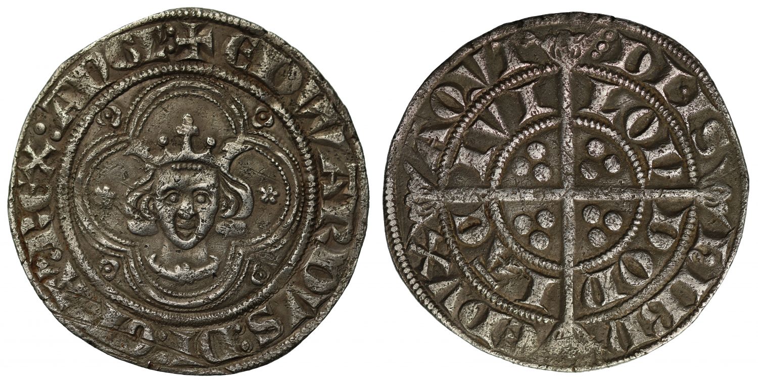 Edward I Groat, new coinage from 1279, London Mint, variety d, class 7