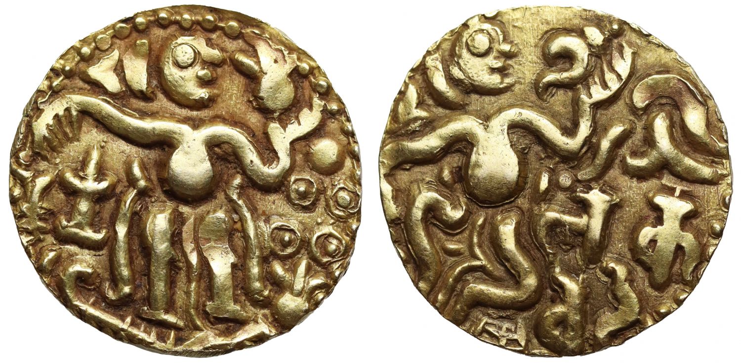 Kahavanu Raja Raja Sri Lanka / Southern India, (c. 960-1214), anonymous gold Kahavanu.