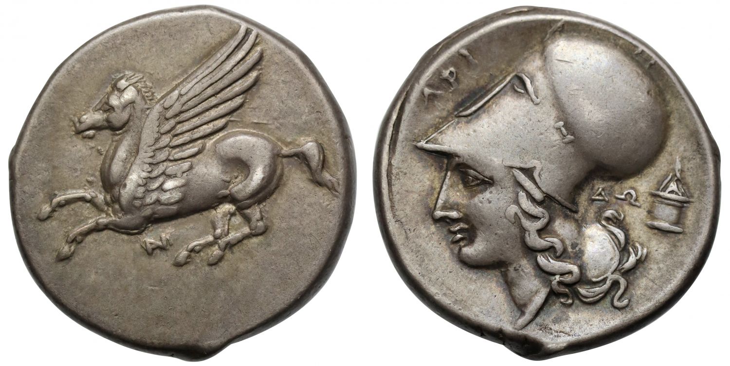 Akarnania, Anactorium, Silver Stater, c. 345-300 BC.