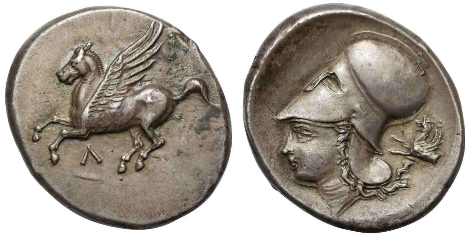 Akarnania, Leukas, Silver Stater, c. 320-280 BC.