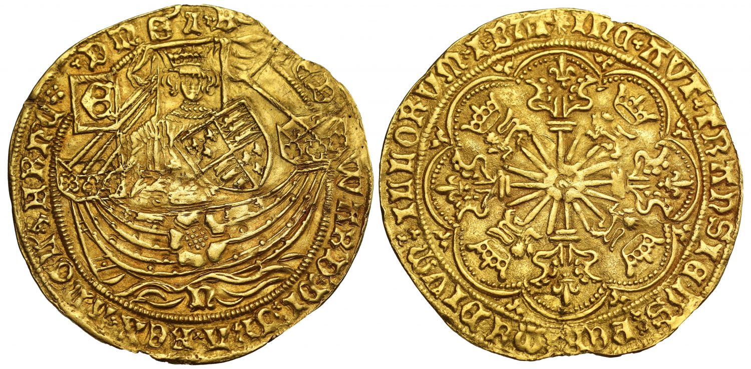 Edward IV Ryal Norwich Mint, small output from a very rare mint