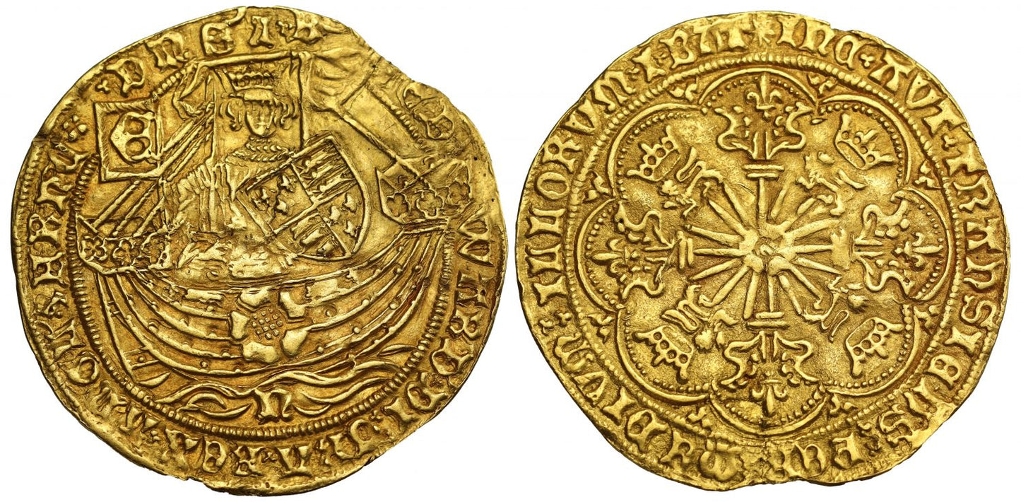 Edward IV Ryal Norwich Mint, small output from a very rare mint