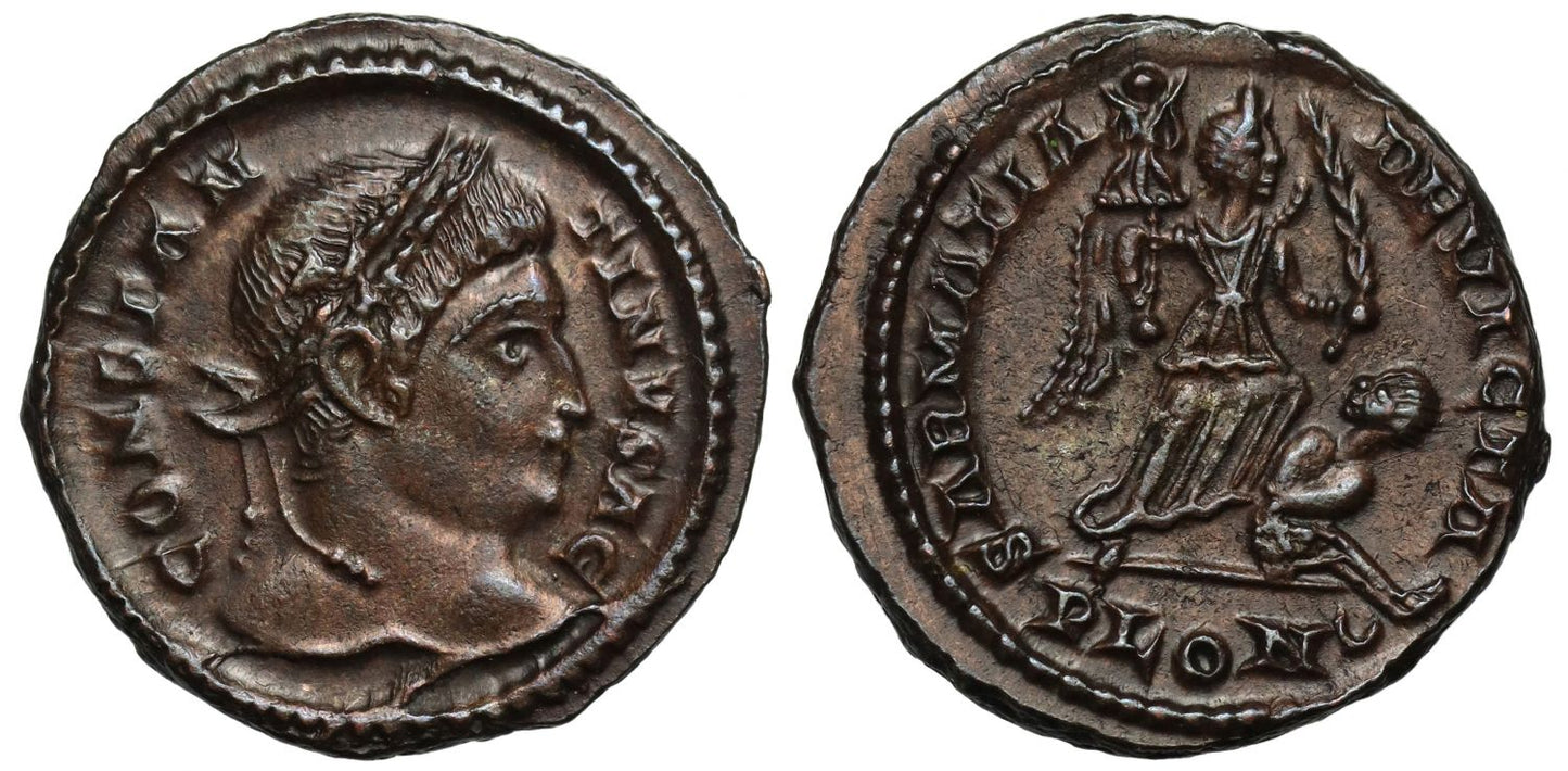 Constantine I, Follis, Sarmatia Devicta, one of the most important events in the life of Constantine, Mint of London.