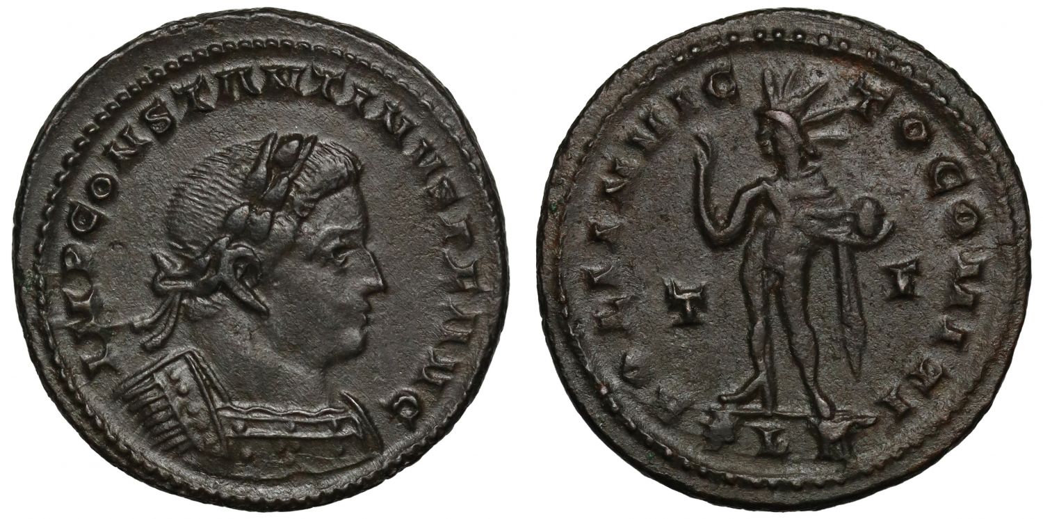 Romano-British Interest, Constantine I, Bronze Follis, London.