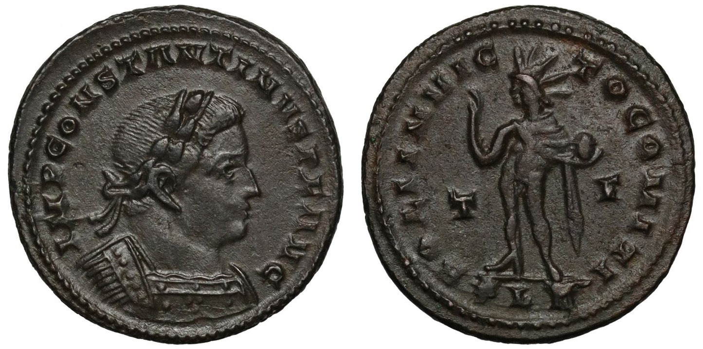 Romano-British Interest, Constantine I, Bronze Follis, London.