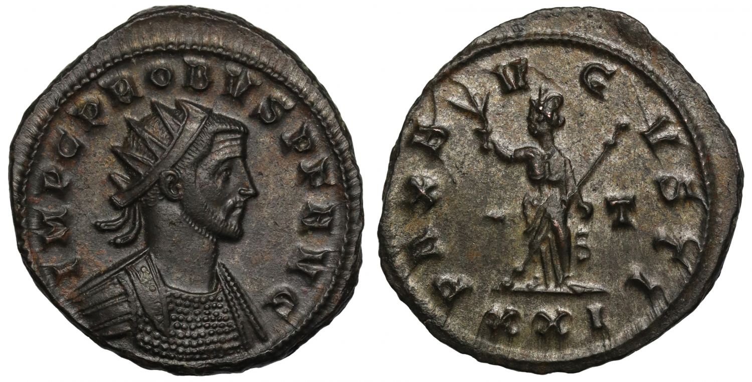 Probus (AD 276-282), Æ Antoninianus, Pax.